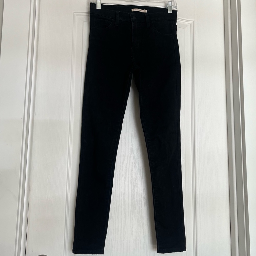 Levi’s 720 High Rise Super Skinny Black Jeans
